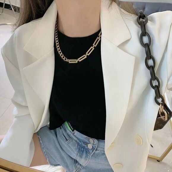 Gold Runway Necklace - Picture 2 of 5